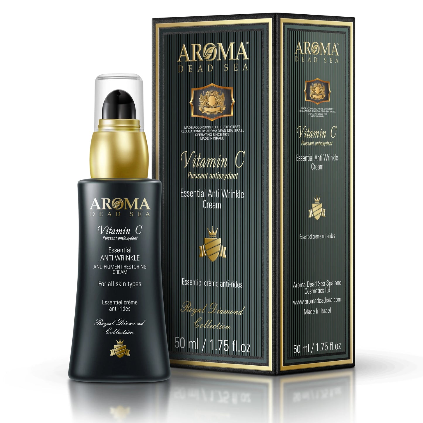 Royal Diamond Anti-Wrinkle Day Cream with Vitamin C - Pigment Restoring