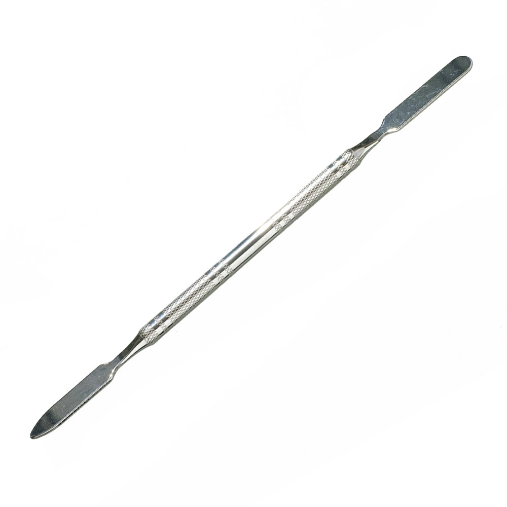 Cosmetic spatula made of surgical steel