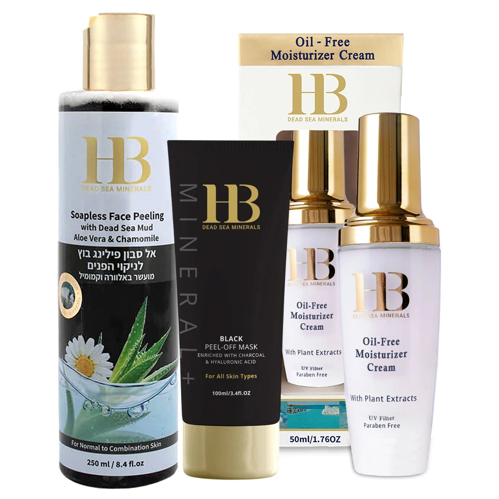 Set for combination to oily skin