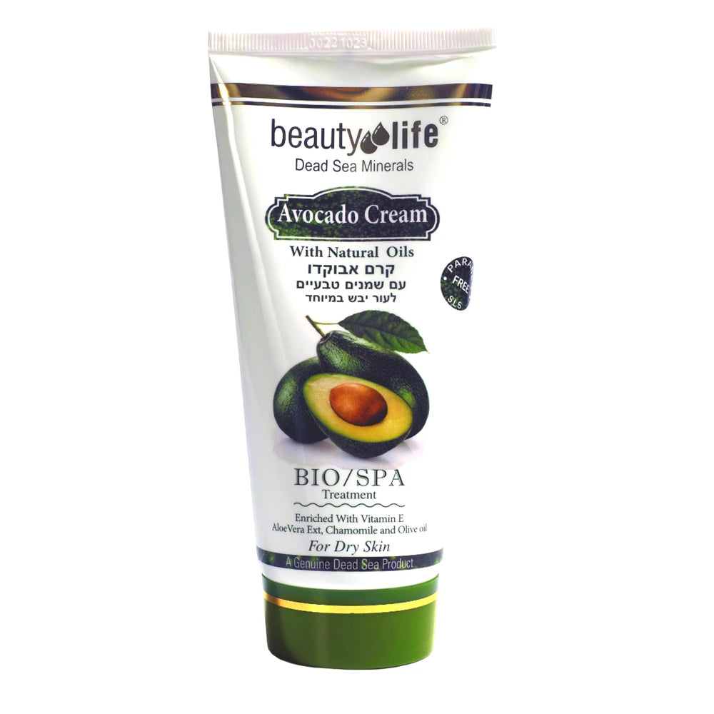 Avocado cream for face and body
