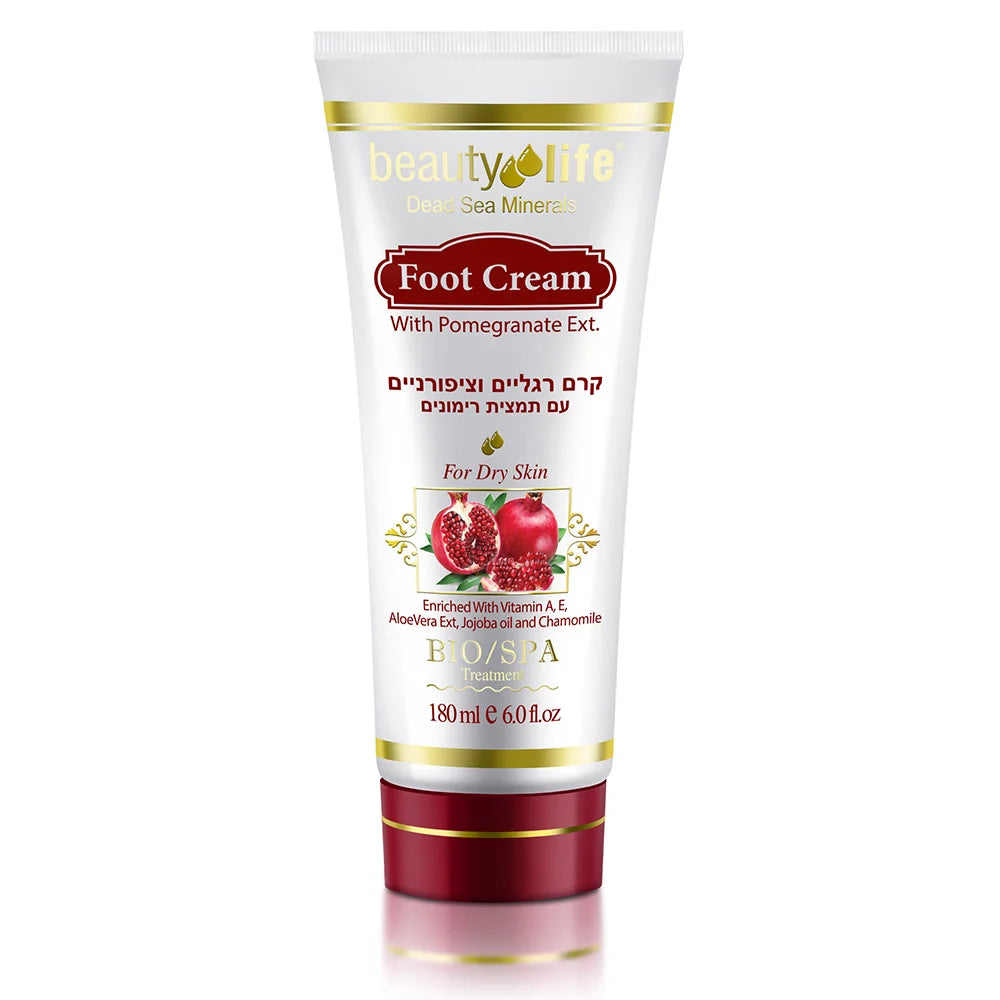 Foot Cream with Pomegranate Extract